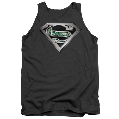 Superman Circuitry Logo Tank Top