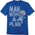 Rugrats Man with a Plan Royal T-Shirt