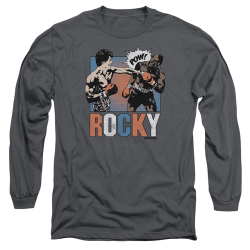 Rocky Pow Charcoal Long Sleeve T-Shirt