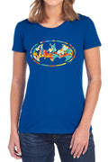 Batman Hawaiian Bat Womens T-Shirt
