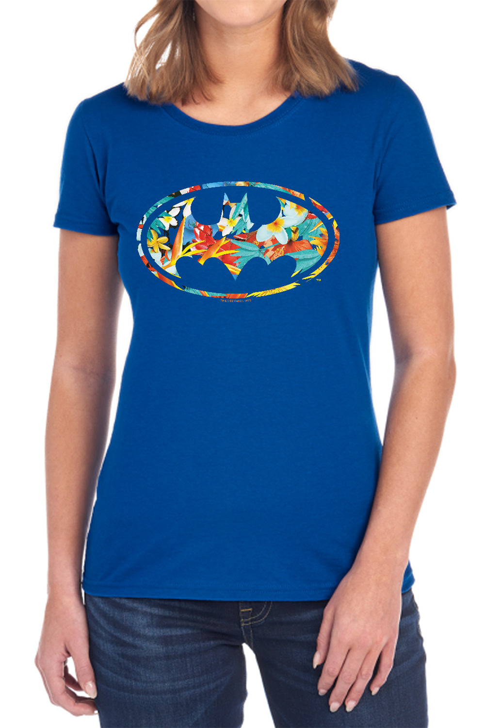 Batman Hawaiian Bat Womens T-Shirt