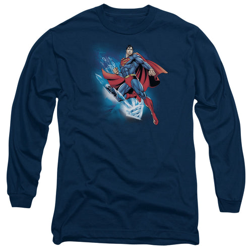 Superman Crystallize Long Sleeve T-Shirt