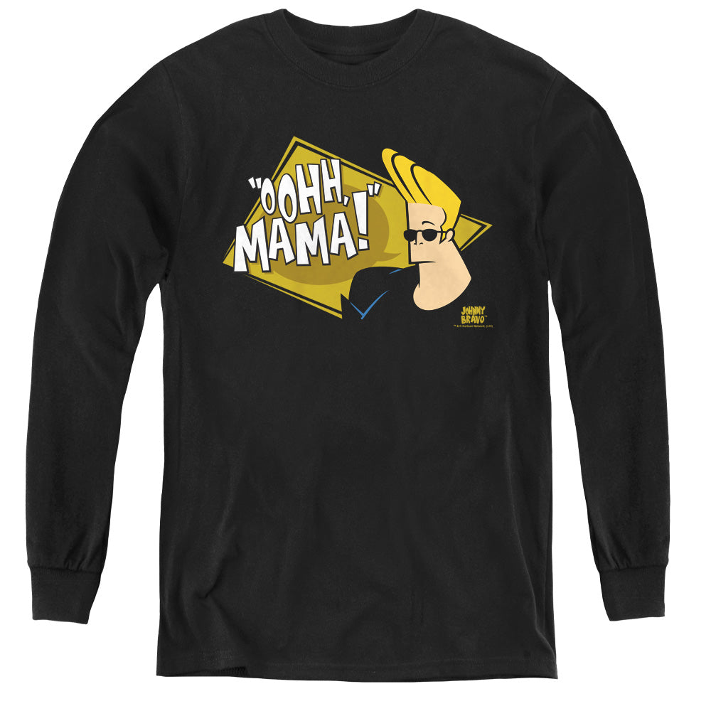 Johnny Bravo Oohh Mama Youth Long Sleeve T-Shirt