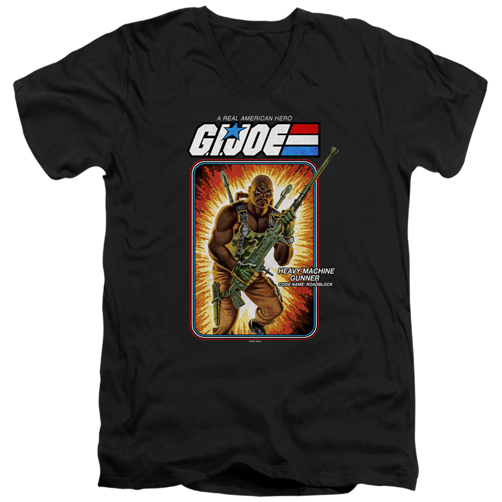 G.I. Joe Roadblock Card V-Neck T-Shirt