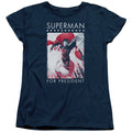 DC Comics Superman For President Womens T-Shirt