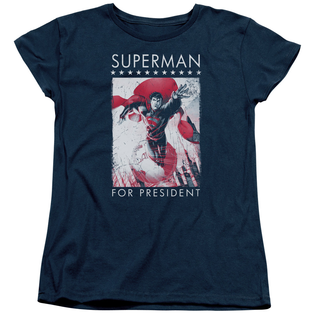 DC Comics Superman For President Womens T-Shirt