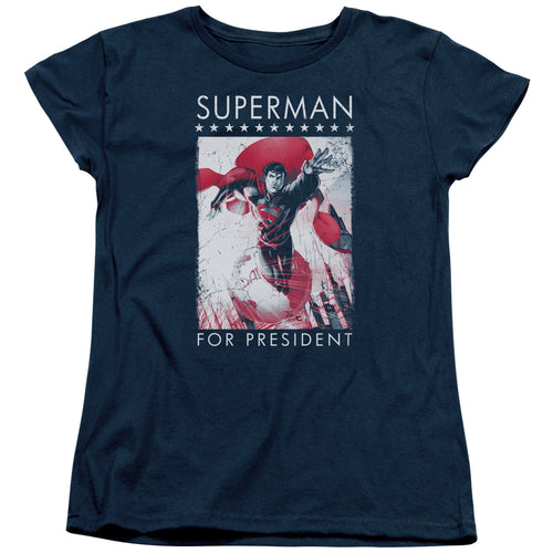 DC Comics Superman For President Womens T-Shirt