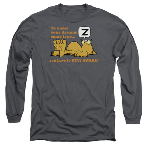 Garfield Stay Awake Long Sleeve T-Shirt