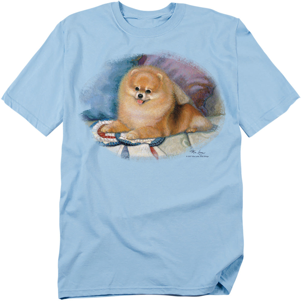 Wild Wings Pomeranian Portrait T-Shirt