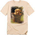 Wild Wings Bucket Baby Golden Retriever Puppy T-Shirt