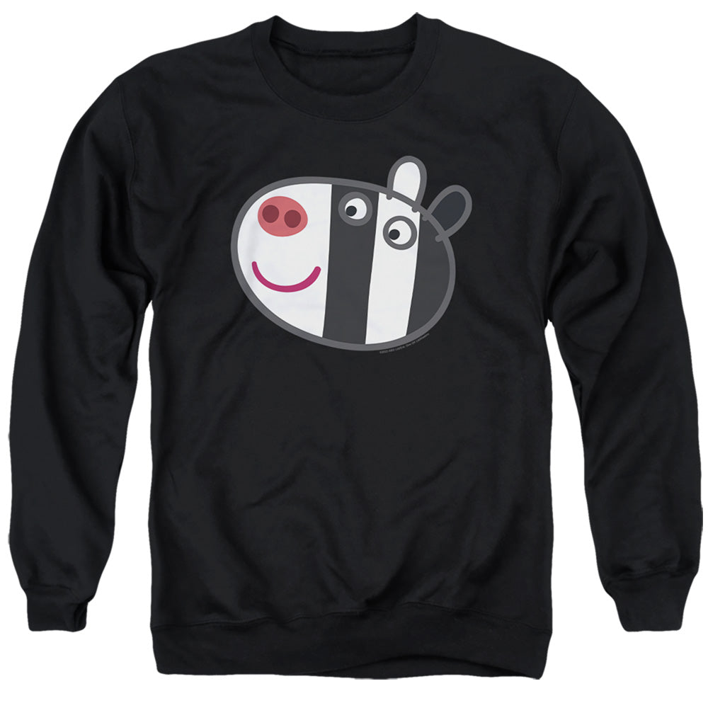 Peppa Pig Zoe Zebra Face Crewneck Sweatshirt