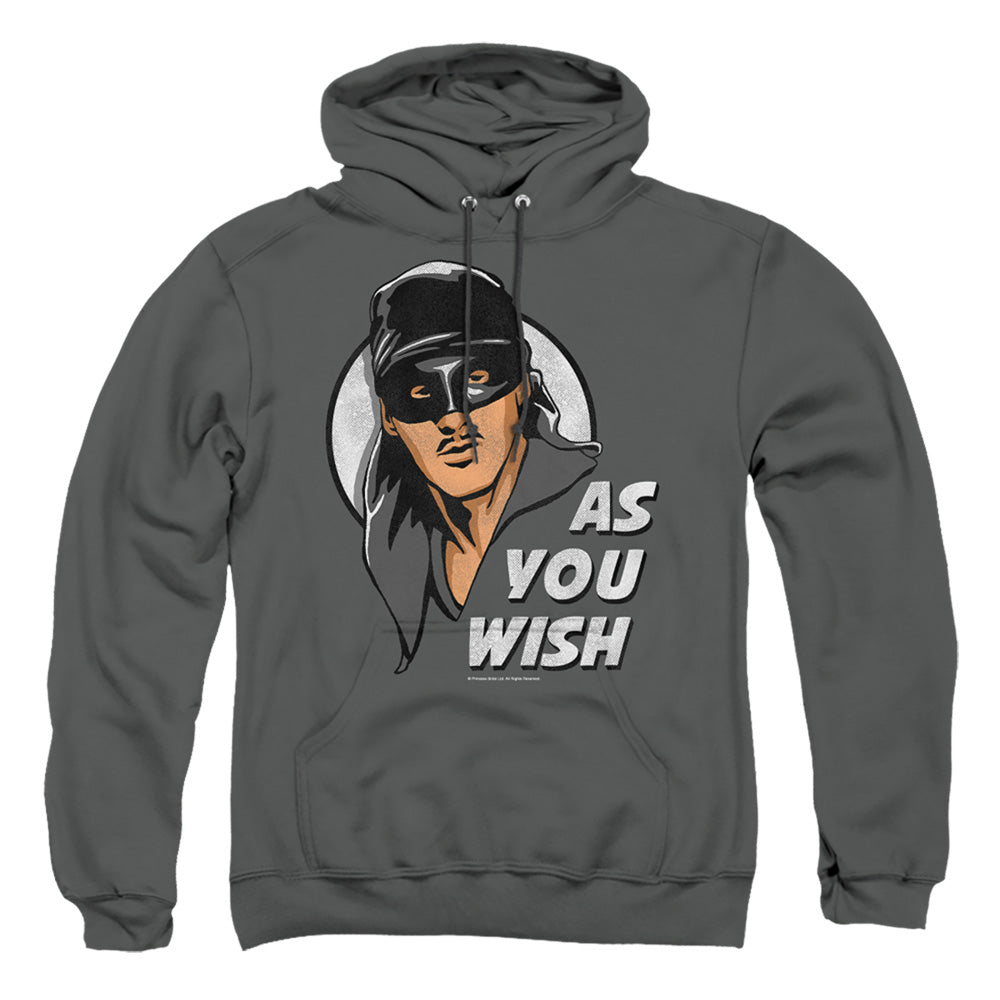 The Princess Bride As You Wish Charcoal Pullover Hoodie