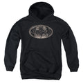Batman Bio Mech Bat Shield Youth Hoodie