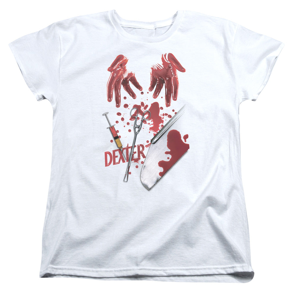 Dexter Tools Of The Trade Womens T-Shirt