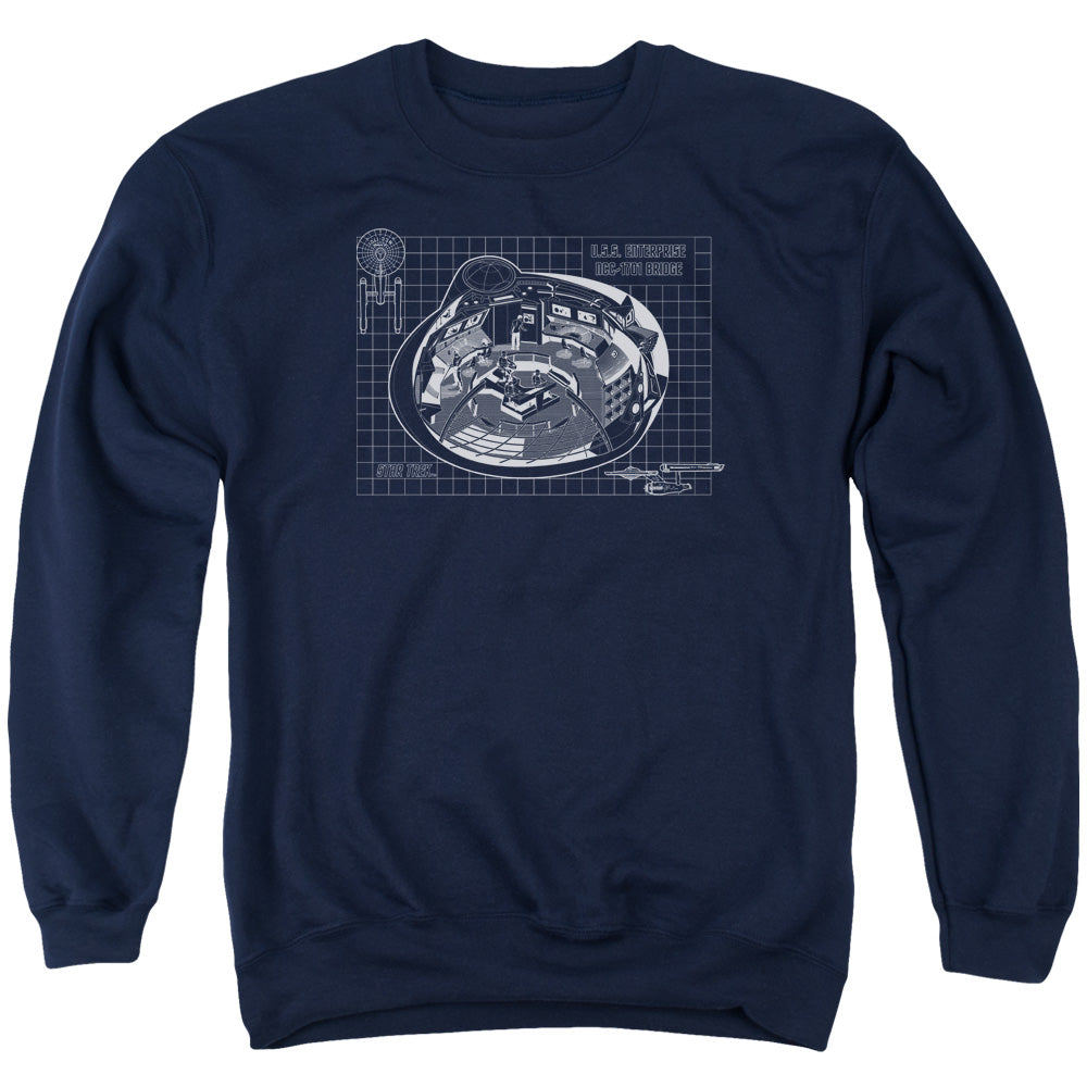 Star Trek Bridge Blueprint Crewneck Sweatshirt
