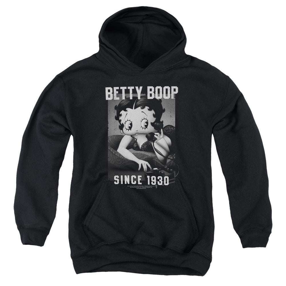 Betty Boop On the Line Youth Hoodie