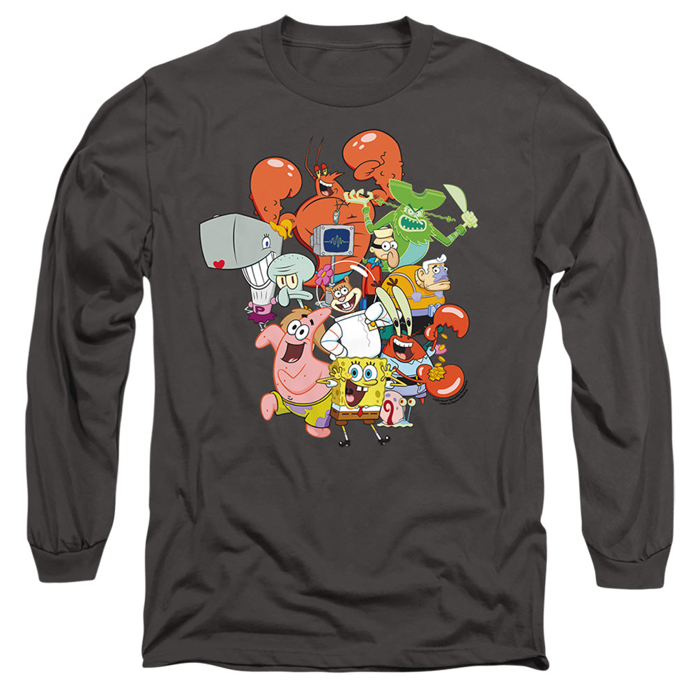 Spongebob Squarepants The Whole Gang Long Sleeve T-Shirt