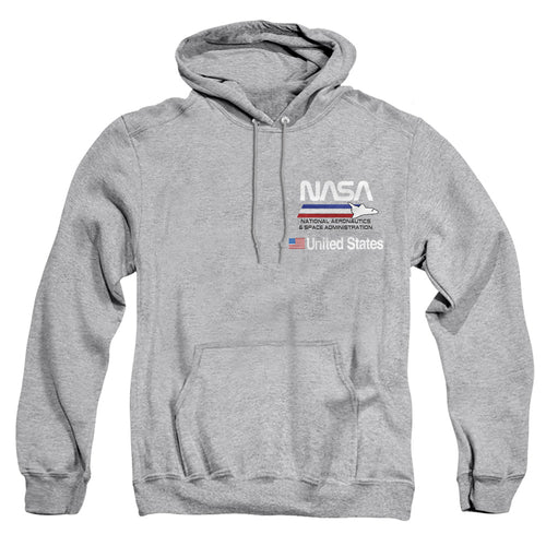 NASA Aeronautics United States Athletic Heather Pullover Hoodie