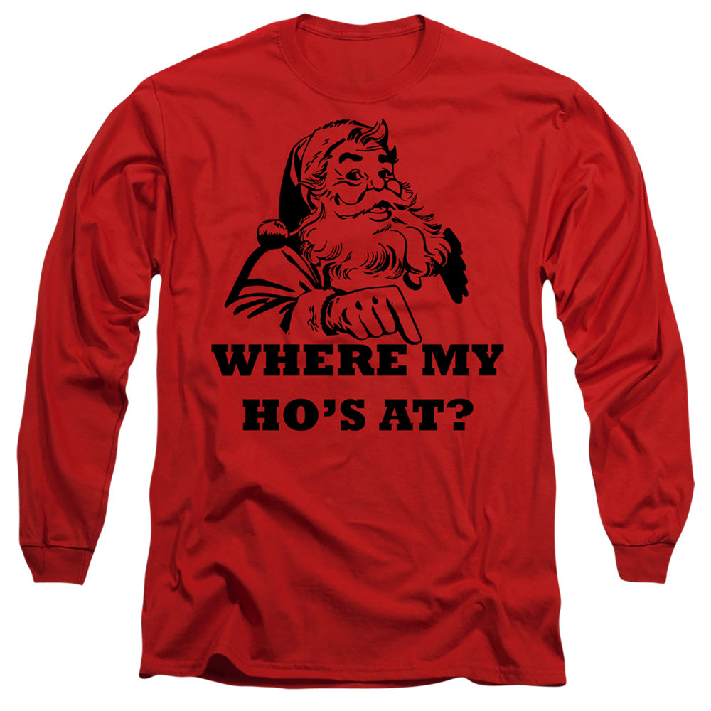 Christmas Where My Ho's At Long Sleeve T-Shirt