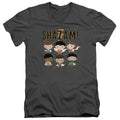Shazam! Chibi Group V-Neck T-Shirt