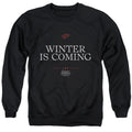 Game of Thrones Winter Is Coming Text Crewneck Sweatshirt