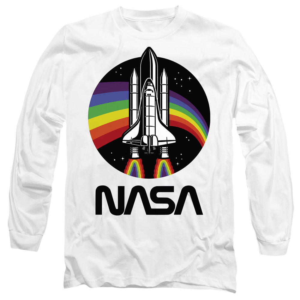 NASA Rainbow Shuttle Long Sleeve T-Shirt