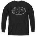 Batman Glass Hole Logo Youth Long Sleeve T-Shirt