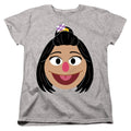 Sesame Street Ji-young Face Womens T-Shirt