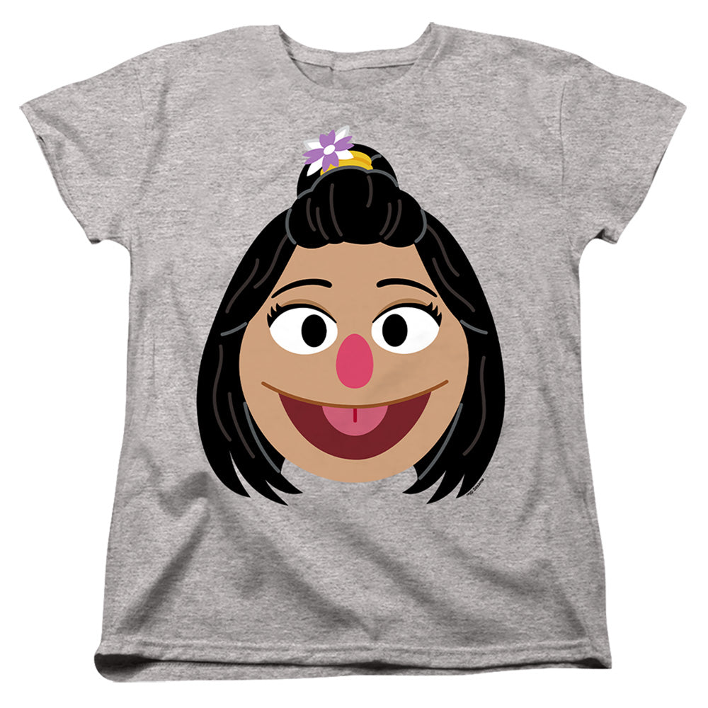 Sesame Street Ji-young Face Womens T-Shirt