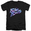 Blue Beetle Logo V-Neck T-Shirt
