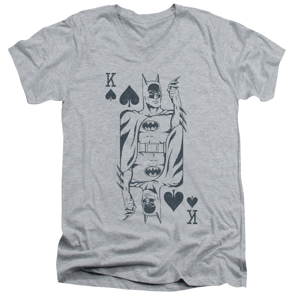DC Comics Bat Card V-Neck T-Shirt