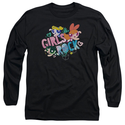 The Powerpuff Girls "Girls Rock" Long Sleeve T-Shirt
