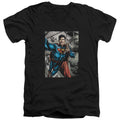 Superman Super Selfie V-Neck T-Shirt