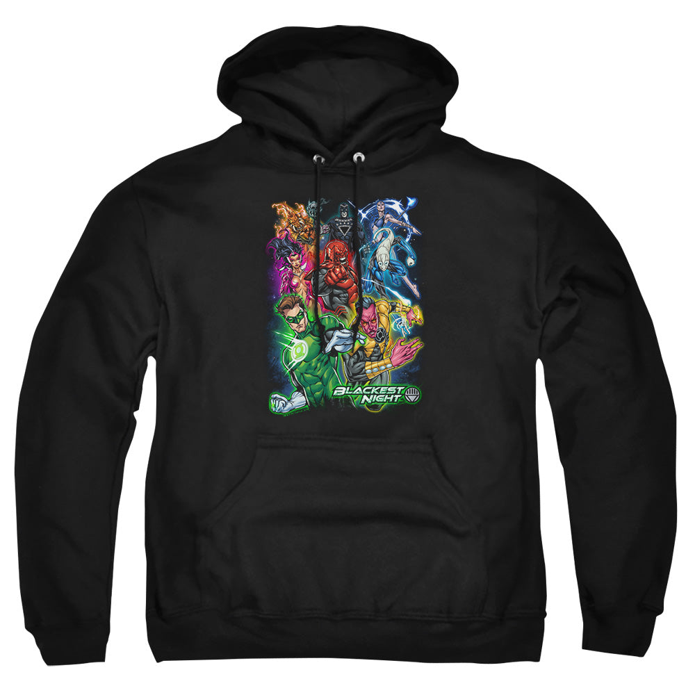 Green Lantern Blackest Group Pullover Hoodie
