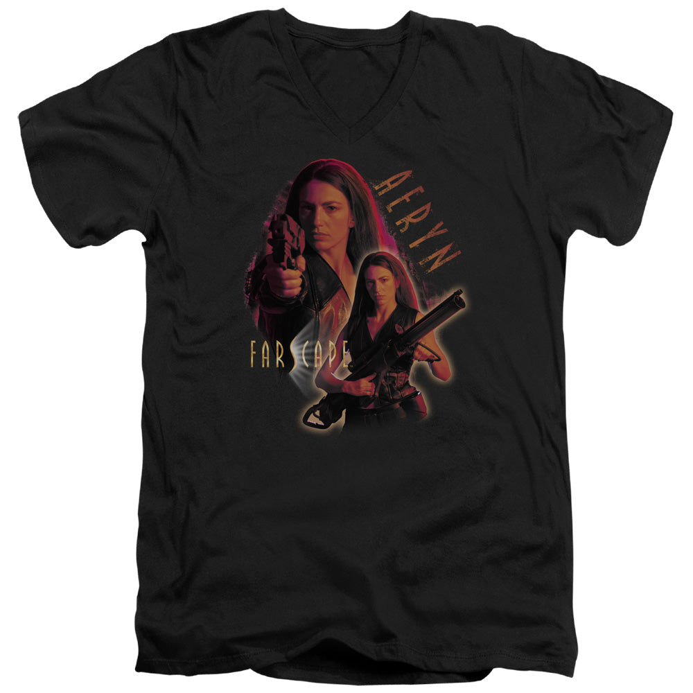 Farscape Aeryn V-Neck T-Shirt