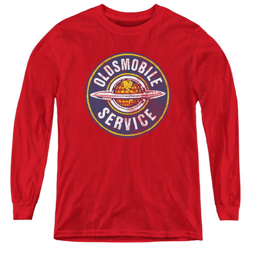 Oldsmobile Vintage Service Youth Long Sleeve T-Shirt