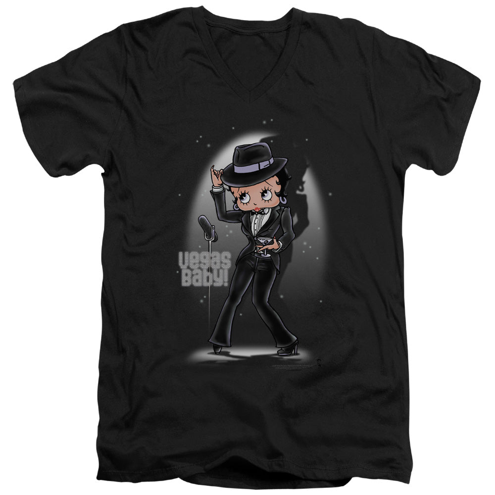 Betty Boop Vegas Baby V-Neck T-Shirt