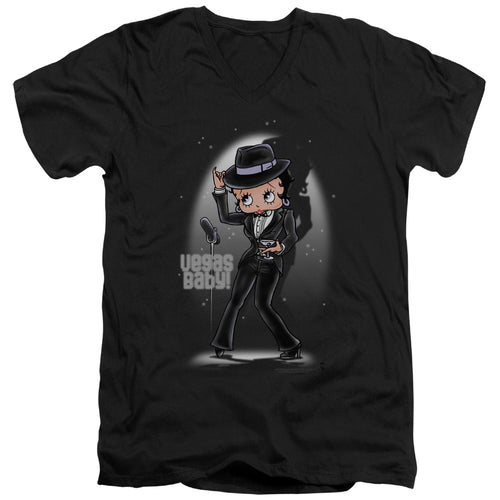 Betty Boop Vegas Baby V-Neck T-Shirt