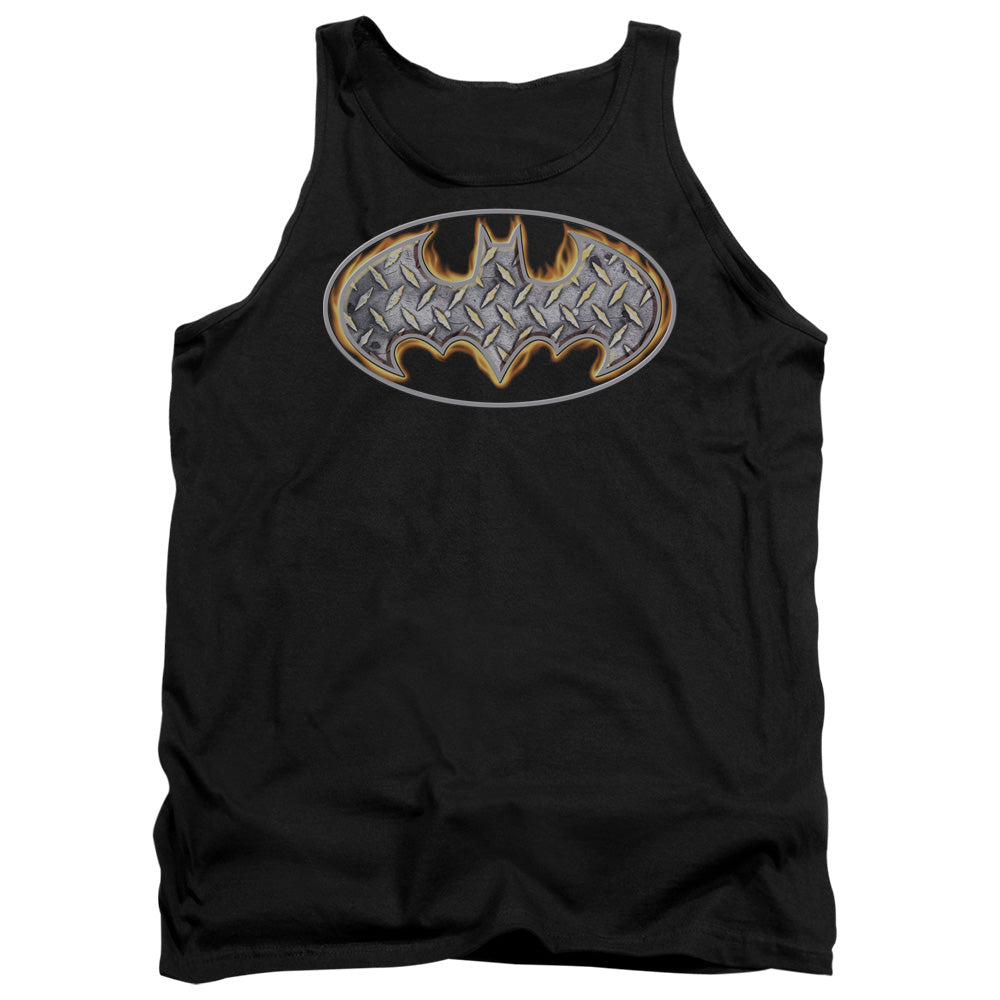 Batman Steel Fire Shield Tank Top