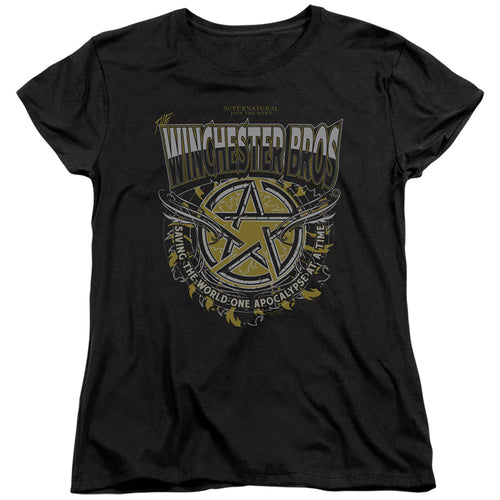 Supernatural Winchester Bros Womens T-Shirt