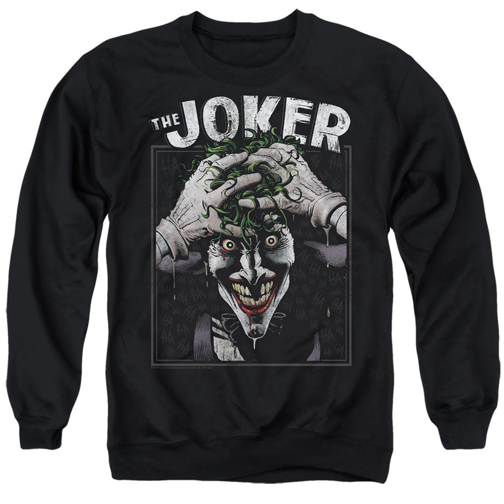 The Batman Crazed Joker Crewneck Sweatshirt