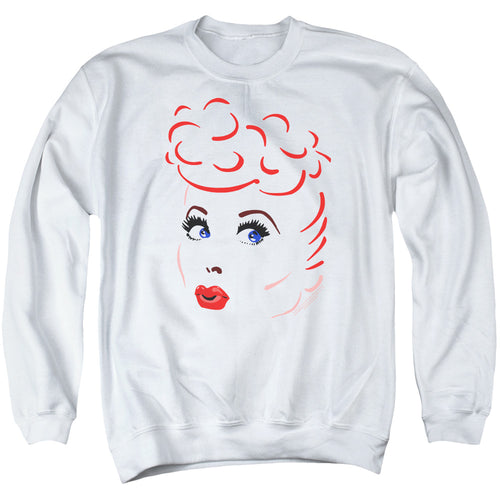 I Love Lucy Lines Face Crewneck Sweatshirt