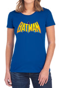 DC Comics Batman Neon Distress Logo Womens T-Shirt