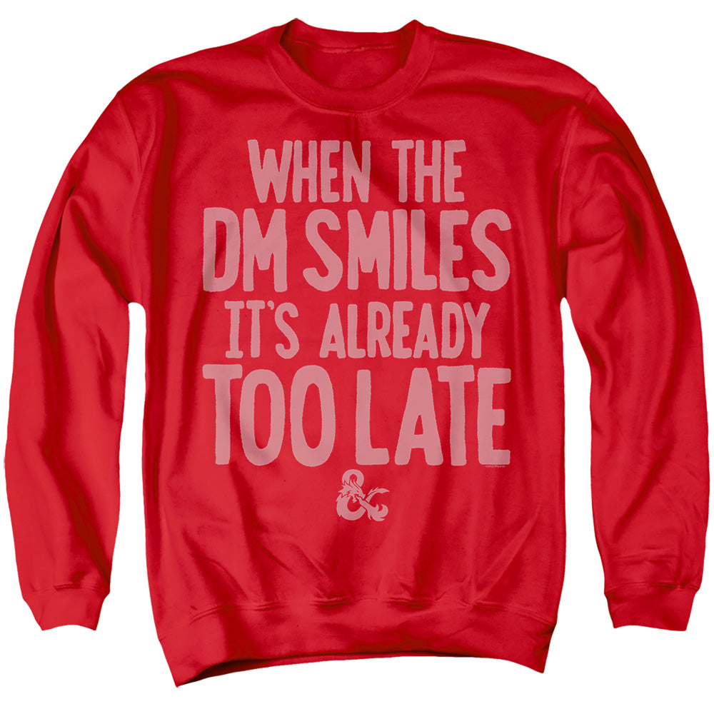 Dungeons & Dragons When the Dm Smiles Crewneck Sweatshirt
