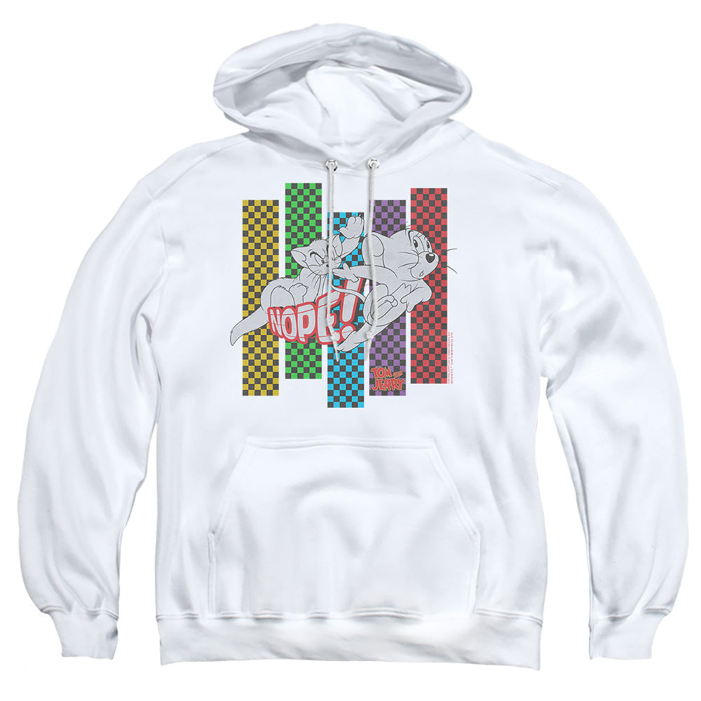 Tom and Jerry Nope Stripes Pullover Hoodie