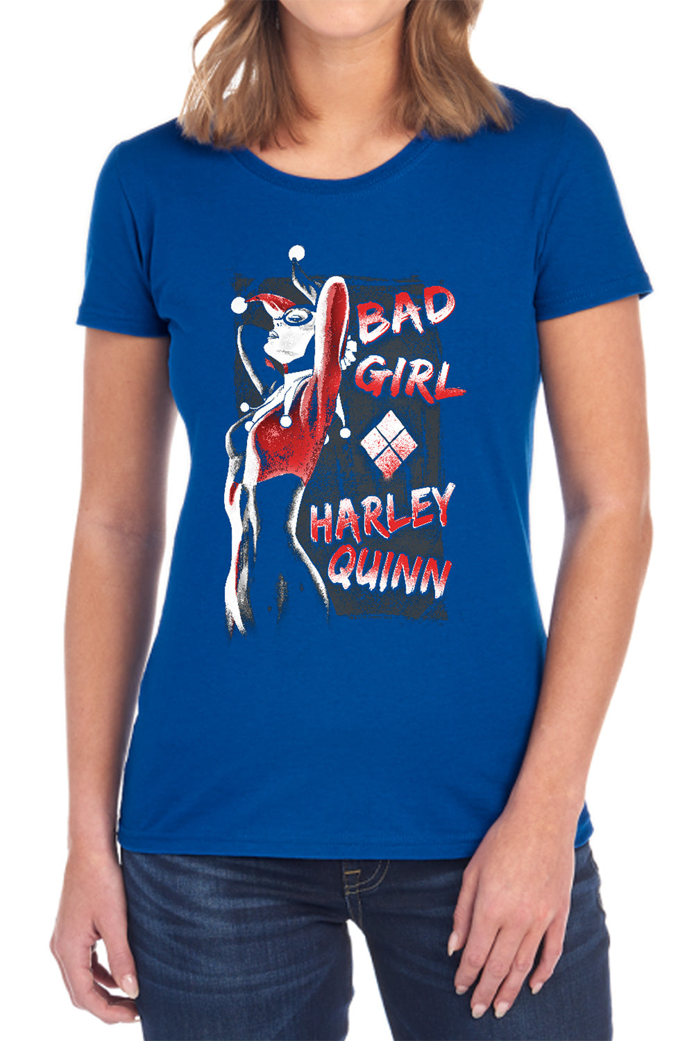 Batman Bad Girl Womens T-Shirt