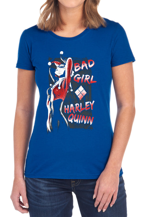 Batman Bad Girl Womens T-Shirt