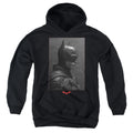 The Batman Worn Portrait Youth Hoodie