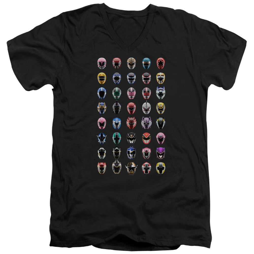 Mighty Morphin Power Rangers Visual Timeline V-Neck T-Shirt