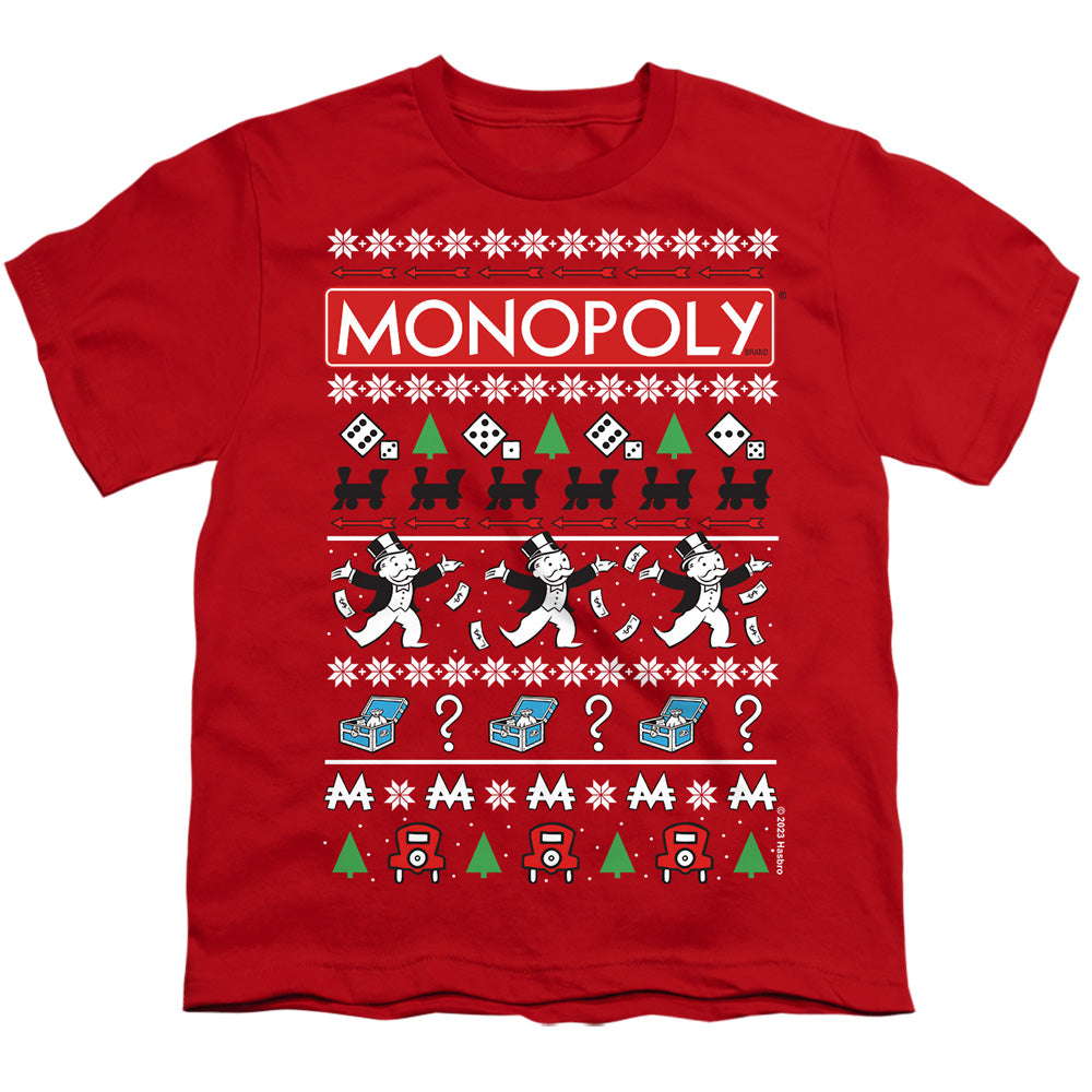 Monopoly Icons Ugly Christmas Youth/Toddler T-Shirt